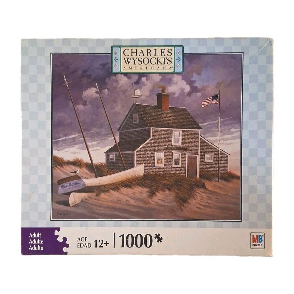 Charles Wysocki Puzzle 'Everyone Loves a Mystery' RARE